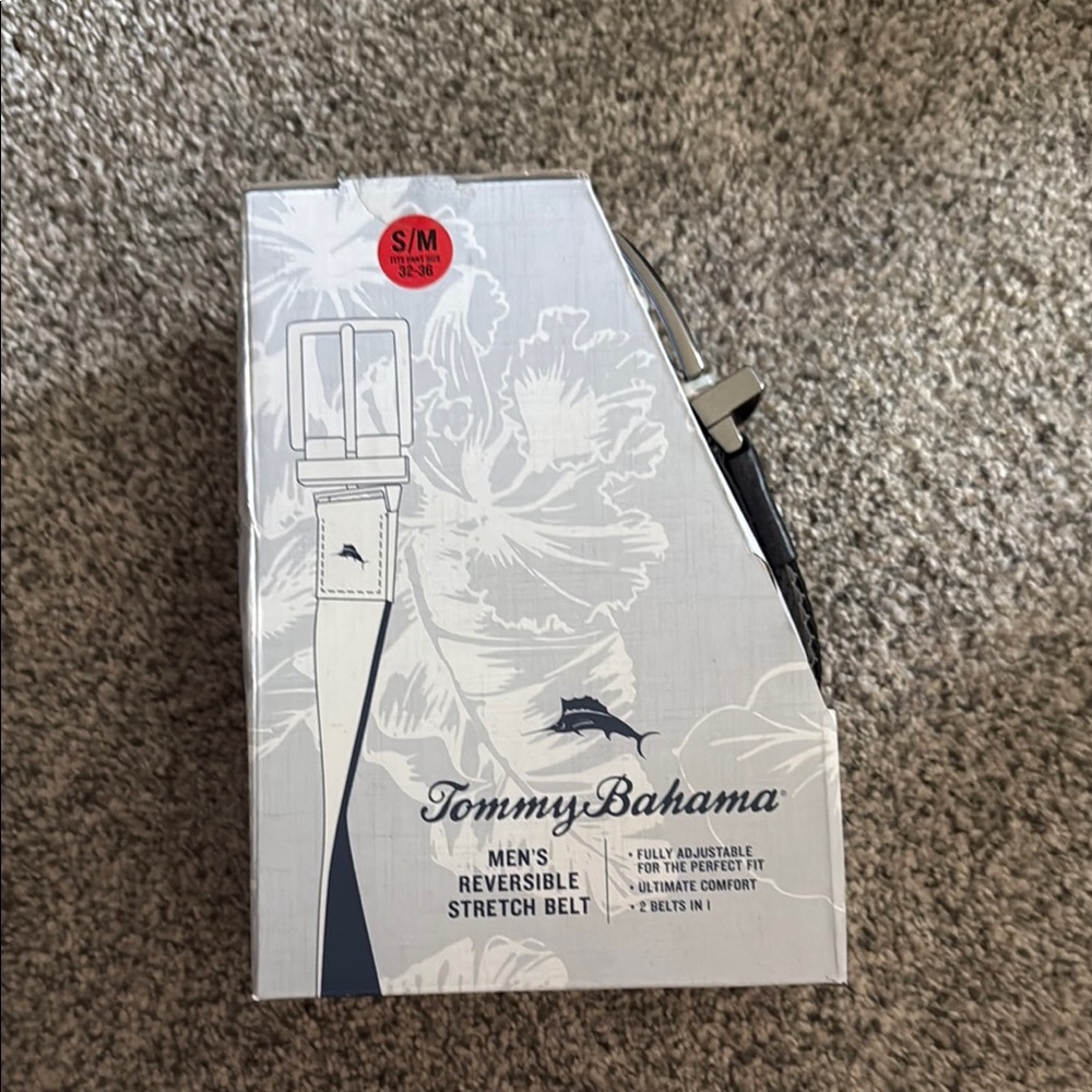 Tommy Bahama Men's Reversible Stretch Belt